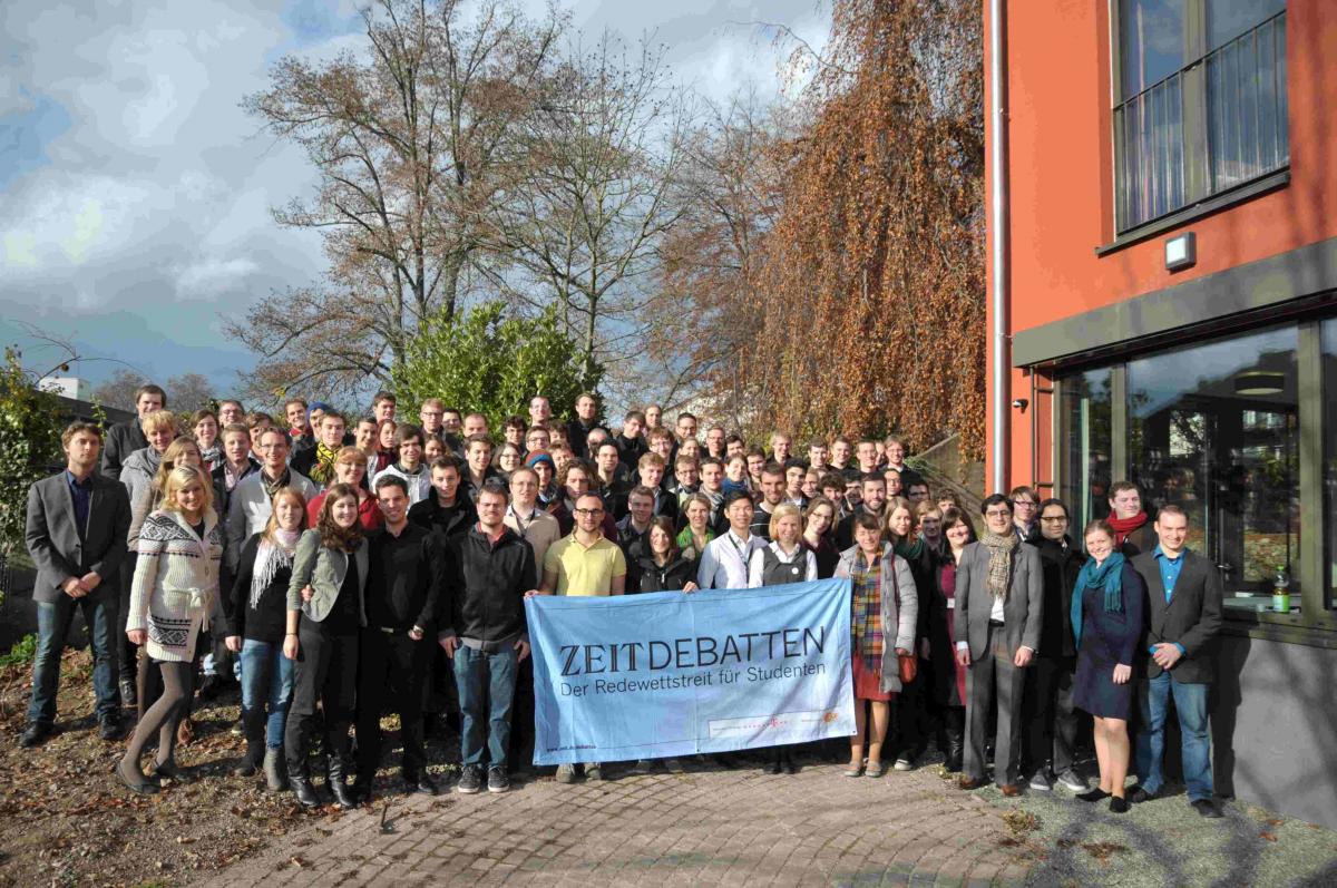 Teilnehmer der ZEIT DEBATTE Tübingen 2012